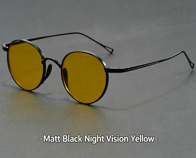 Unisex Vintage Celebrity Round Sunglasses - Full Rim Enhanced Vision UV 400 Sun Protection 😎