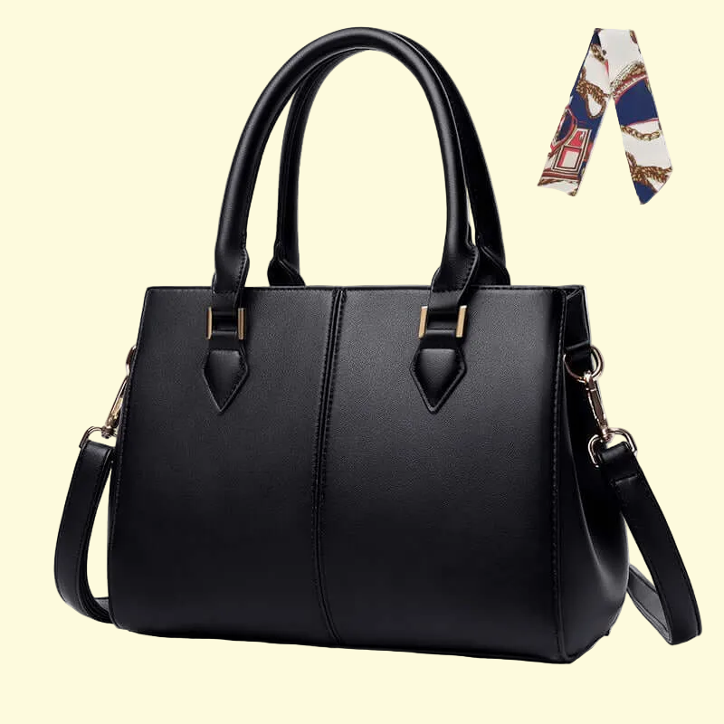 Women's Classic Arm & Handbag - Versatile Durable PU Leather, with Scarf Option Available 👜