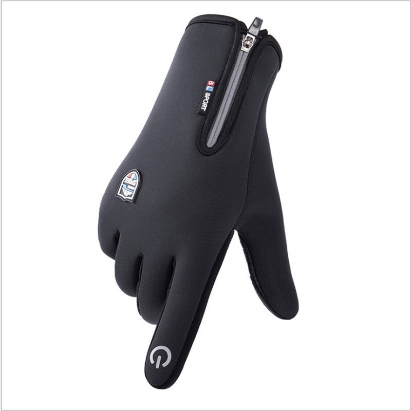 Thermal Warm Outdoor Gloves 🧤 Durable Zip Tight Windproof & Waterproof Touchscreen Sensitivity