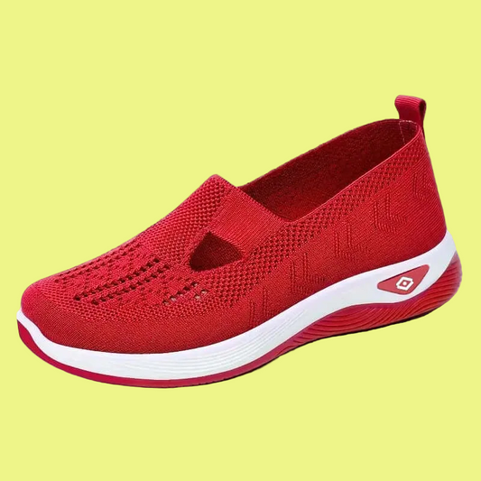 Women's Ultra Comfort Sneakers - Lightweight Breathable Mesh Round Toe Wedge
