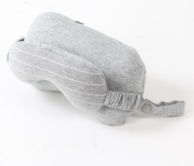 Portable Eye Mask and 2-in-1 Neck Pillow - Soft Cotton and Foam Filled Relief for Eyes and Neck