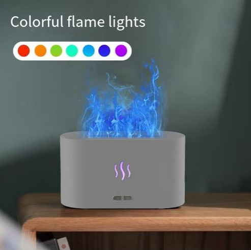 Household Simulated Flame Aromatherapy Fragrance Machine - Seven Adjustable Colors Humidifier 🔥