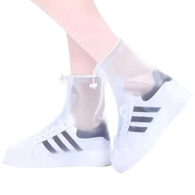 Waterproof PVC Shoe Covers with Zipper - Thickened Low Calf Stay-Dry Covers in 4 Color Options 🌈