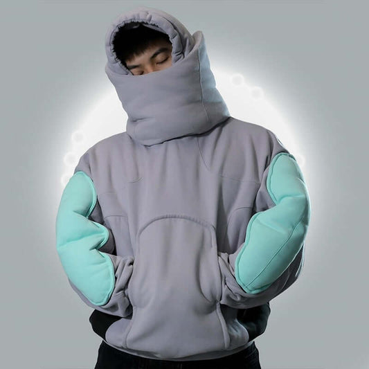 Sports Fashion Loose Hoodie - Super Warm ♨️ with Face Wrap Casual Sweatshirt