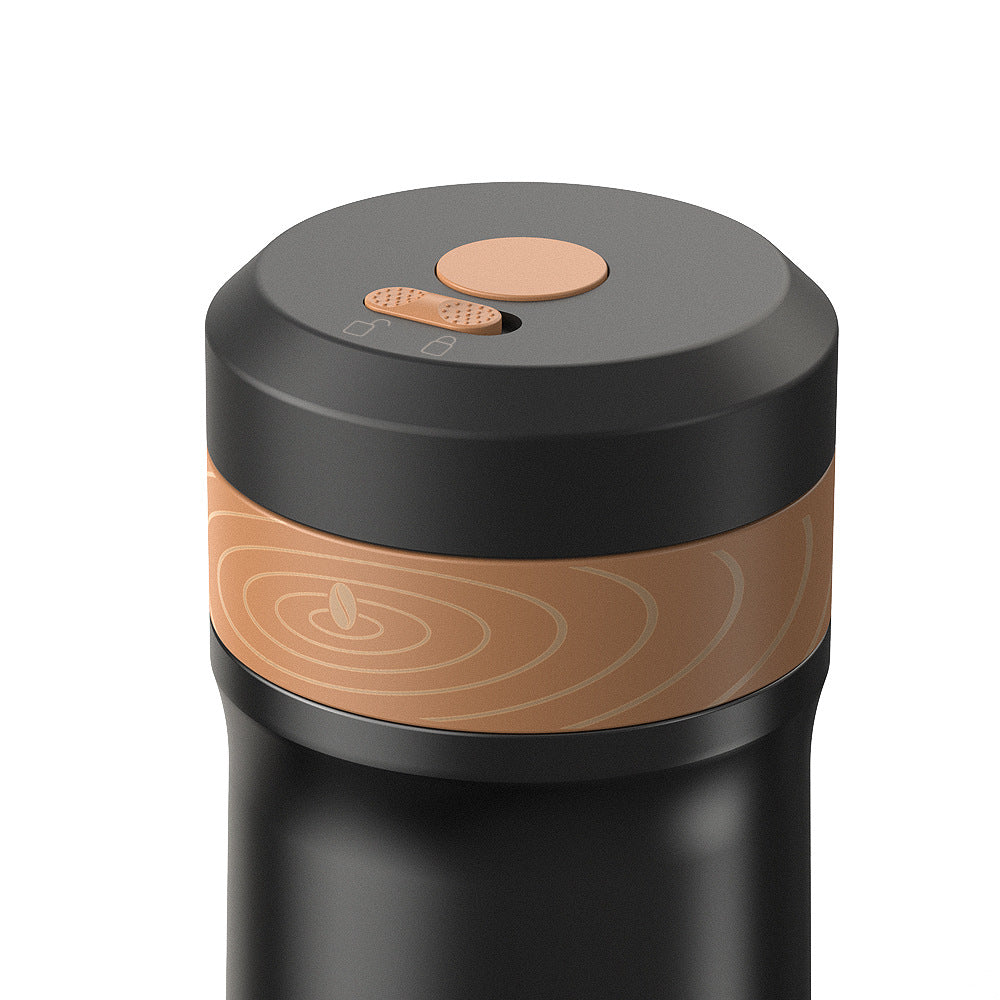 Smart Portable Wireless Coffee Maker - Hot or Cold Stainless Steel Insulation French Press Espresso Capsule