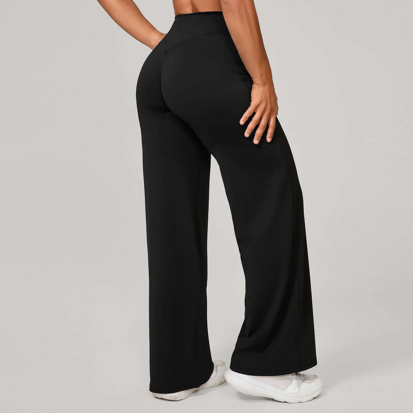 Women's High-Waisted Straight Leg Yoga Pants - Chic Sports Fashion in Massive Color Selection ! 🌈