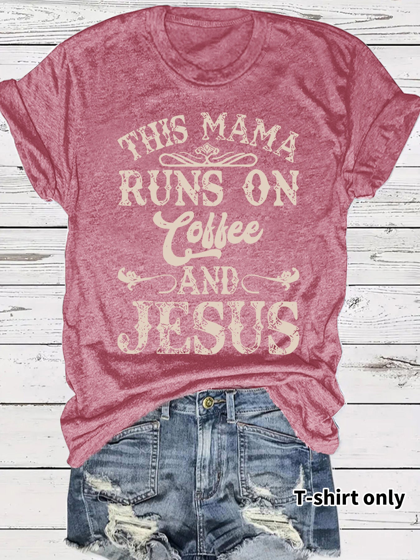 Humorous  COFFEE Print T-shirt in Popular Mixed Unisex Colors ☕️🌈 Grab Multiple Colors !