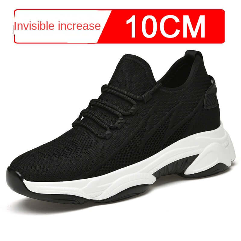 Stylish Casual Unisex Sneakers - Lightweight Breathable Mesh Fly Weave Unique Height Increasing