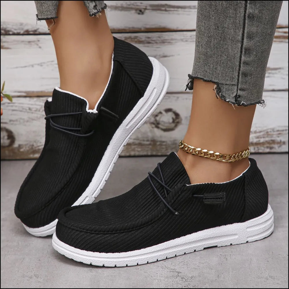 Women's Gorgeous Round Toe Canvas Sneakers in 7 Beautiful Color Options 🌈