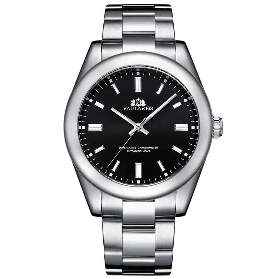 Men's Luxury Automatic Mechanical Watch - Solid Stainless Steel Strap in 7 Color Options 🌈