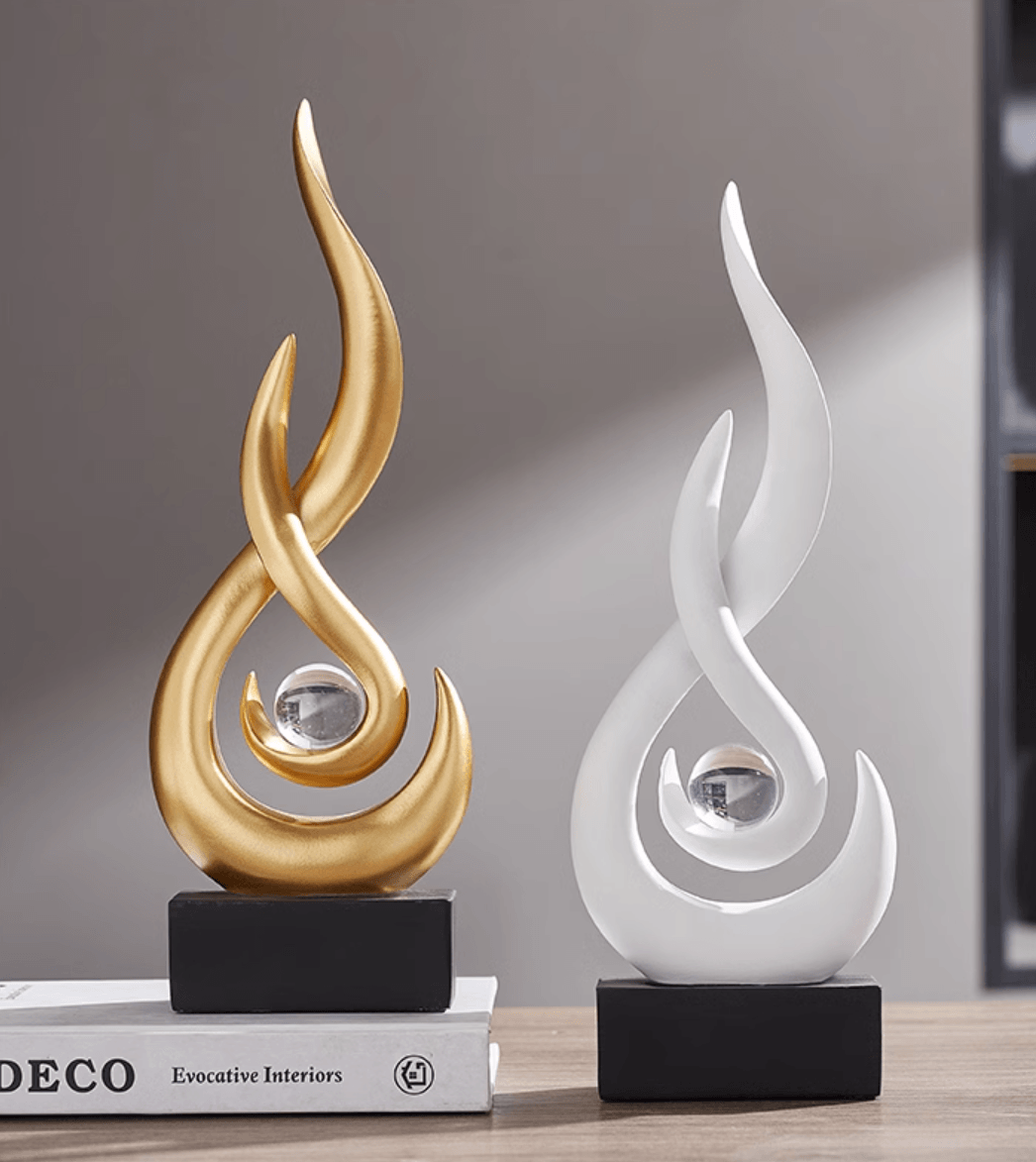 Resin Wine Cabinet Decorations - High-end Luxury Popular for Living Room, TV Cabinet, Office & Home Accessories