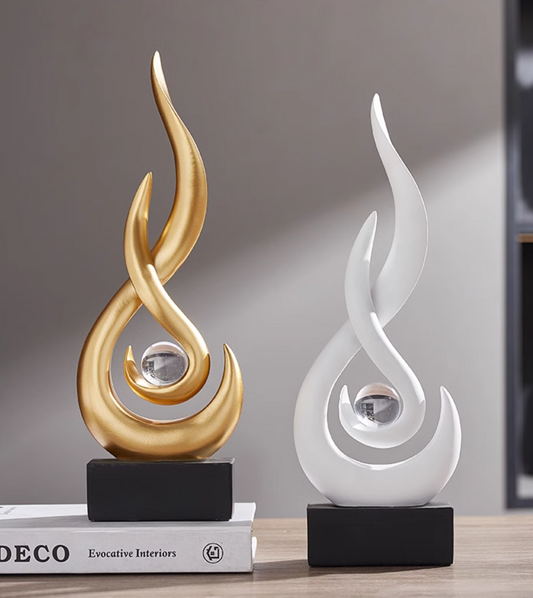 Resin Wine Cabinet Decorations - High-end Luxury Popular for Living Room, TV Cabinet, Office & Home Accessories