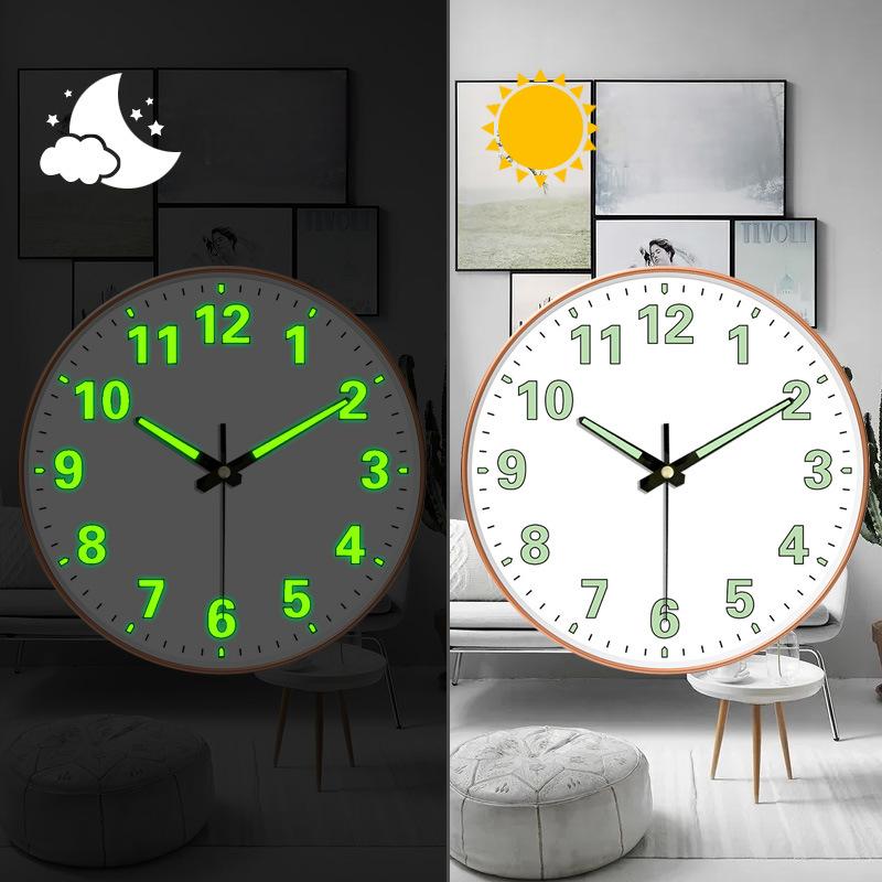 Darkness & Light Driven Illuminating Wall Clock - Creative Nordic Styling, Great Nightlight !💡