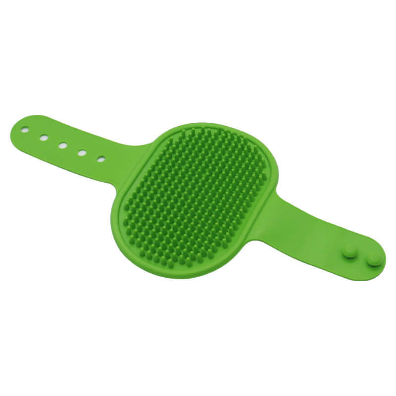 Soft Rubber Silicone Dog & Cat Pet Bathing and Massage Brush with Hand Grip 🦮🐈‍⬛️