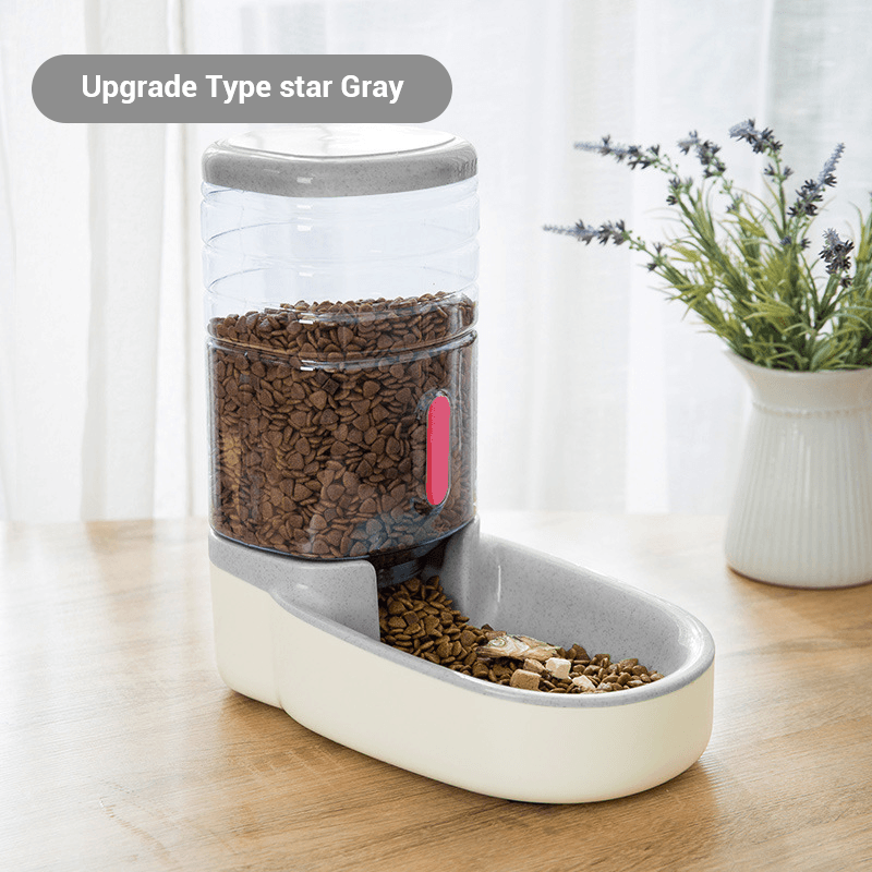 Stylish Automatic Pet Feeder Water OR Food Dispenser - EX-Large Capacity Smart Gravity Fed Design 🦮🐈‍⬛️