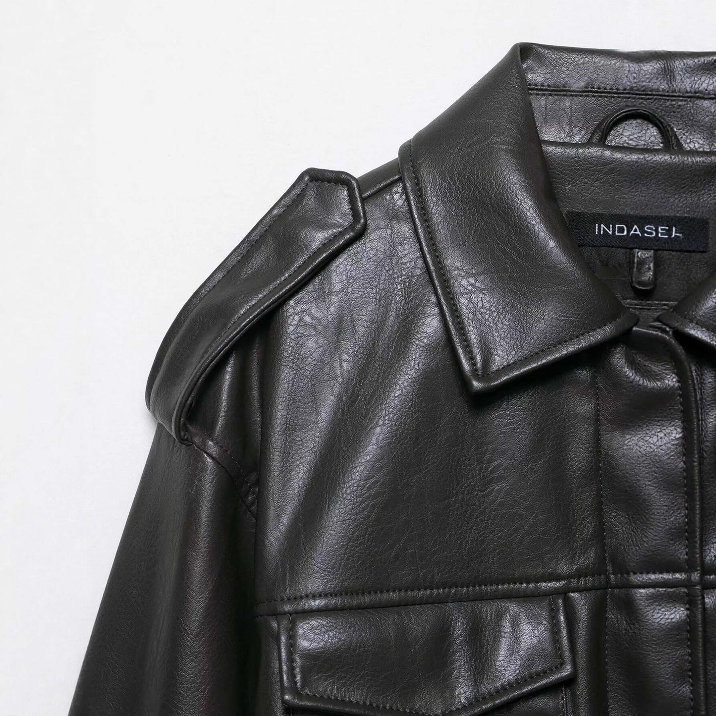 Women's Chic Classic Elegant Coat - Popular PU Leather Fashion with Belt & Deep Pockets ♨️