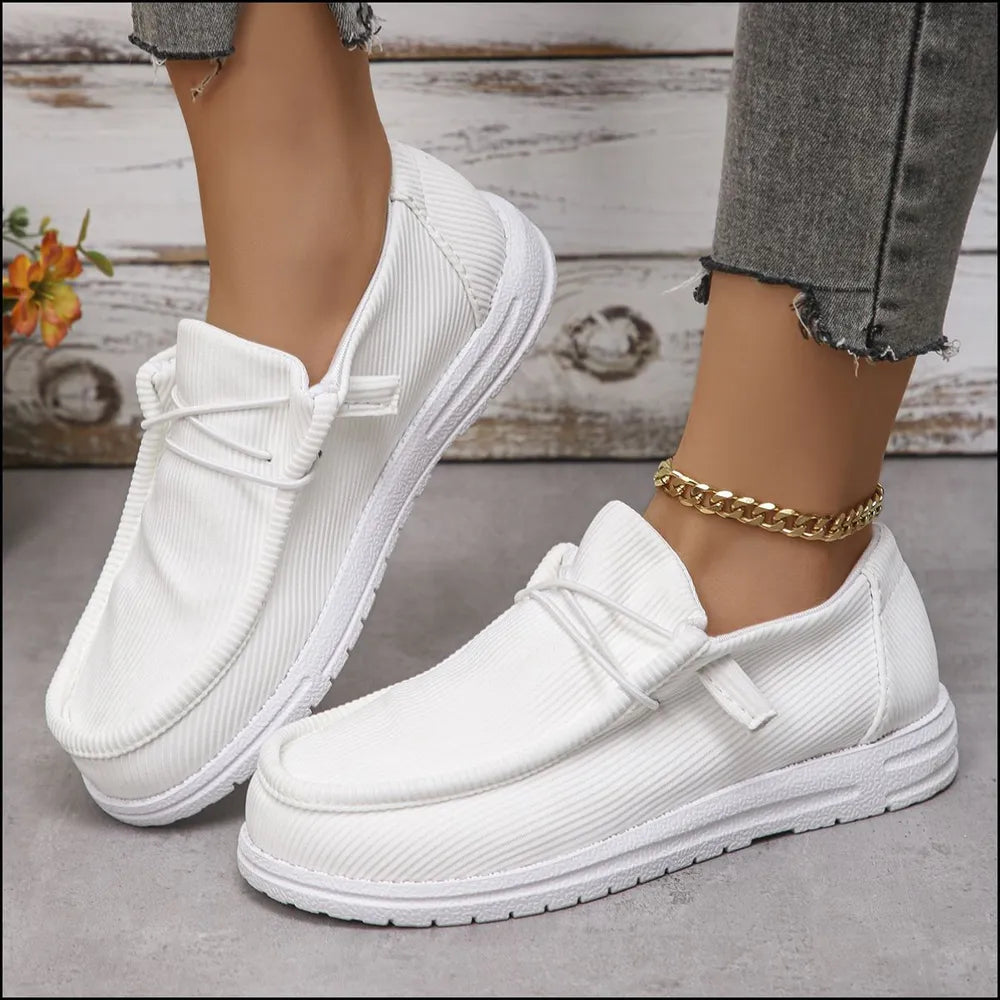 Women's Gorgeous Round Toe Canvas Sneakers in 7 Beautiful Color Options 🌈