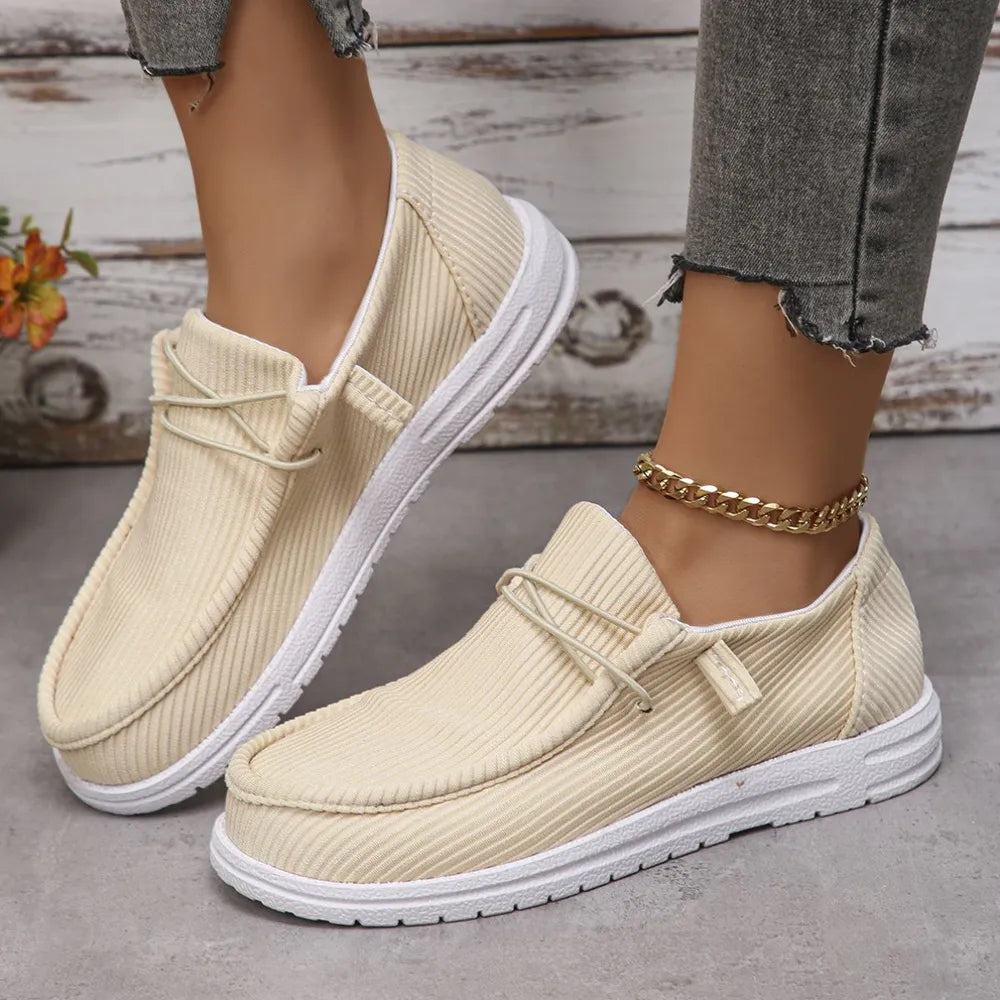 Women's Gorgeous Round Toe Canvas Sneakers in 7 Beautiful Color Options 🌈
