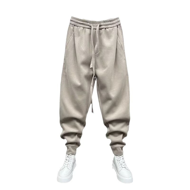 Men's Hip Casual Extra Warm Elastic Ankle Sports Sweatpants - Fleece Lined and Thickened 3 Pockets ♨️