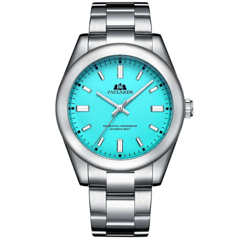 Men's Luxury Automatic Mechanical Watch - Solid Stainless Steel Strap in 7 Color Options 🌈