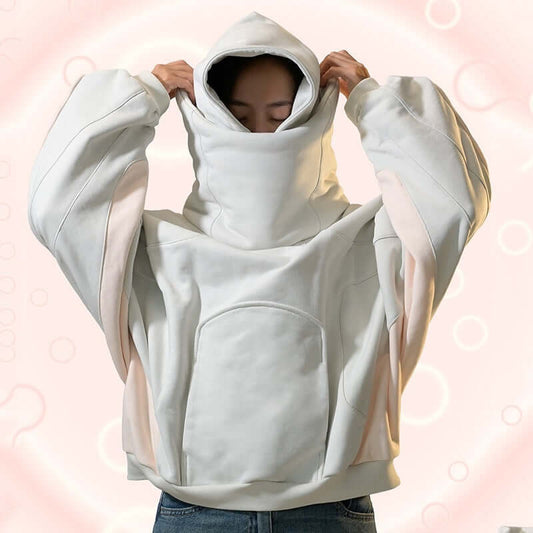 Sports Fashion Loose Hoodie - Super Warm ♨️ with Face Wrap Casual Sweatshirt