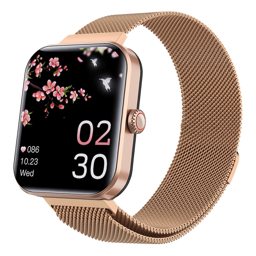 Chic All-in-One Smart Watch with Advanced Health Monitors