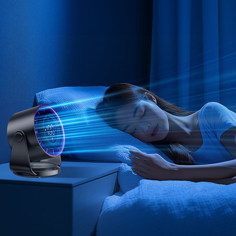 Hip Design Turbo Desktop Fan for Home - 100 High-Speed Circulating Settings Turbo Airflow