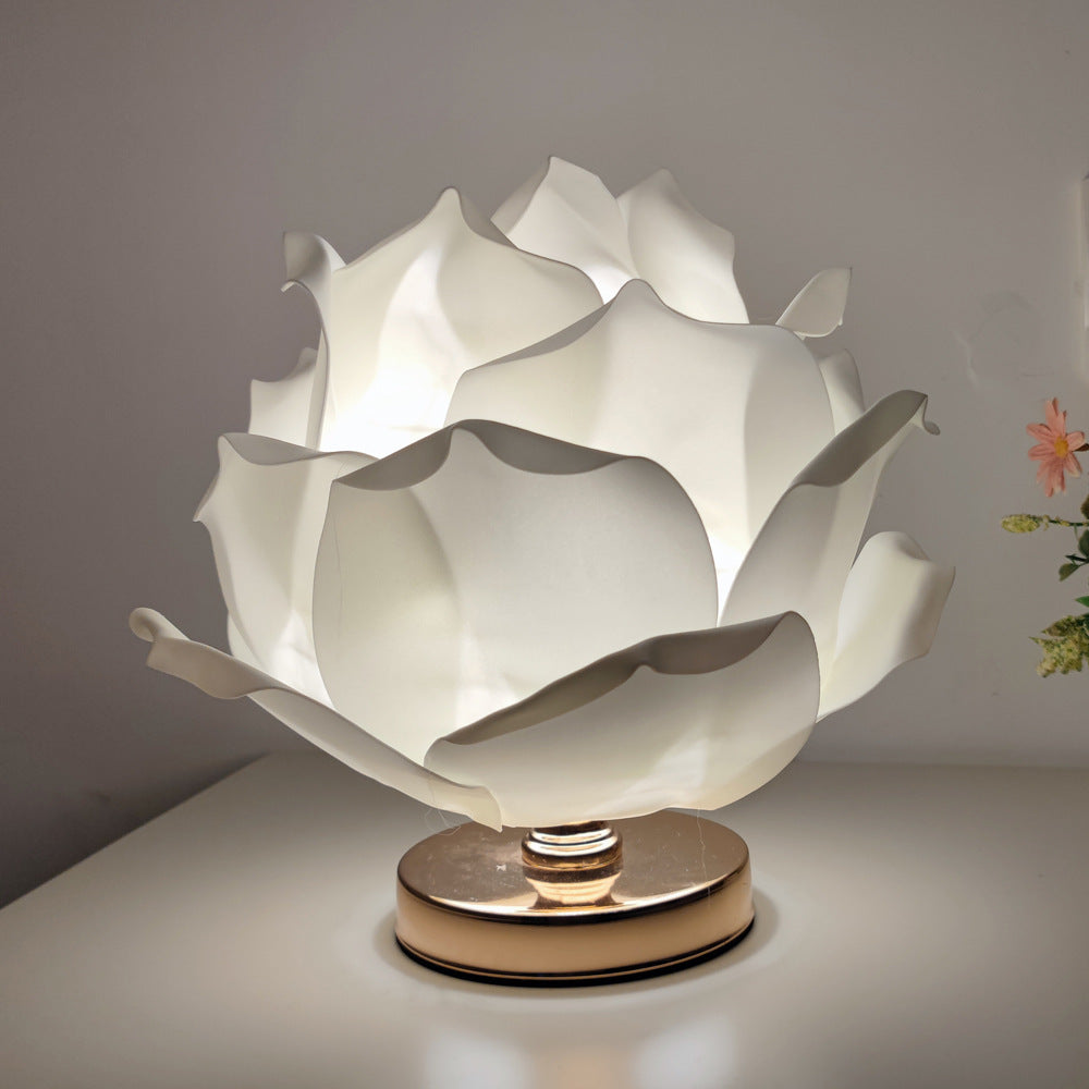 Absolutely Gorgeous Large Lotus Flower Lamp - Romantic Bedside & Wedding Decor 🪷😍 STUNNING !
