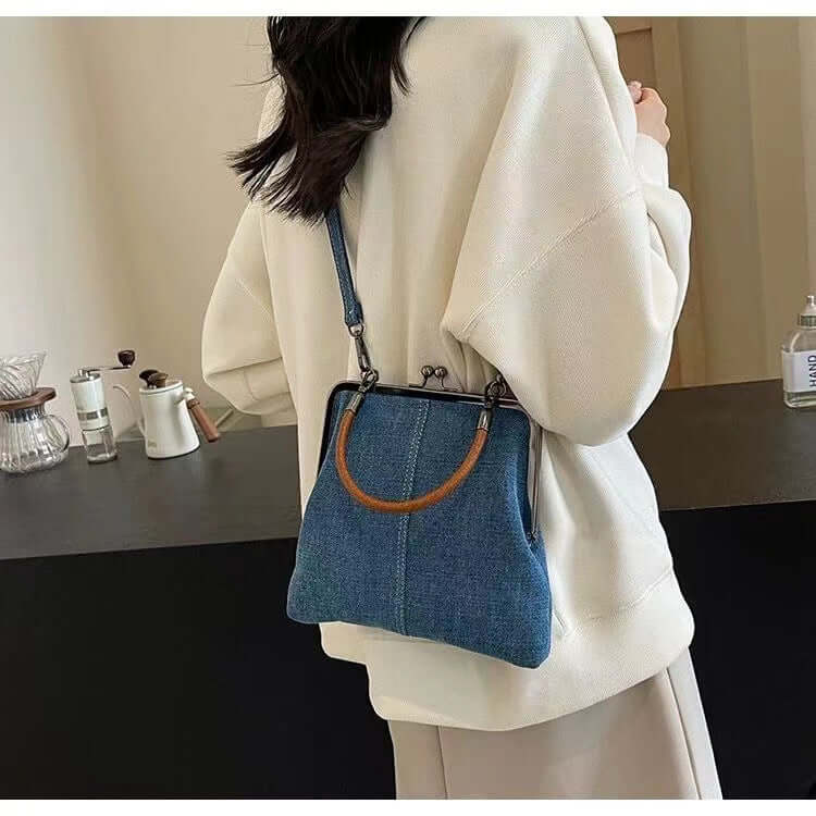 Women's Chic Denim Small Cross-body & Handbag - Popular Trending Best Seller !🏆