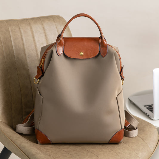Stylish Top-Quality Nylon Backpack 🎒 Large Capacity, Lightweight, Durable for Business Travel & Daily Commute