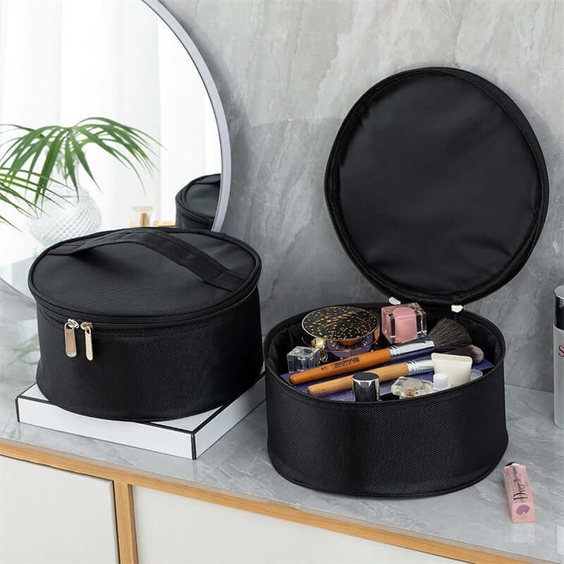 Hip Design Circle Cosmetic Bag - Large Capacity Storage and Commuter Tote ❣️