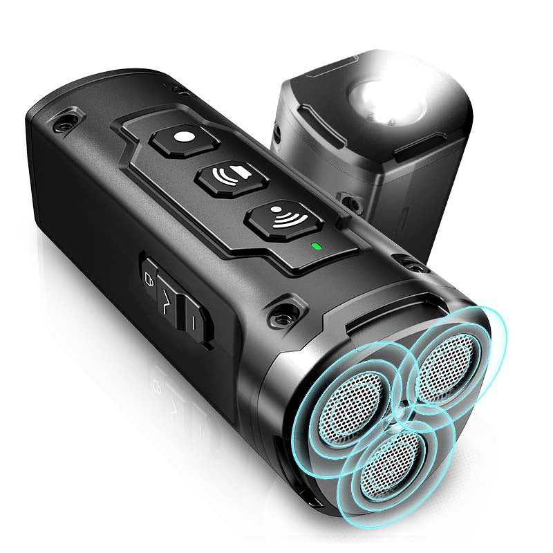 Ultrasonic Three-Head Dog Barking Repellent with Flashlight, Anti-Barking Device 🚫🦮