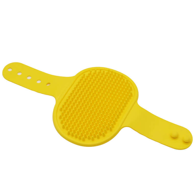 Soft Rubber Silicone Dog & Cat Pet Bathing and Massage Brush with Hand Grip 🦮🐈‍⬛️