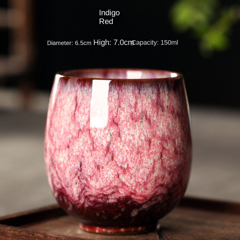 Gorgeous Ceramic Kung Fu Tea Cup 150ml. - Single Serve Cup, Tenmoku Jian Zhan, Yohen Master Tea Cup/Bowl