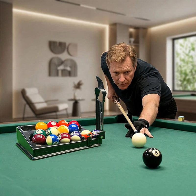 Creative Design Pool Ball Alignment Stand - Portable Snooker Training Aid & Billiard Holder