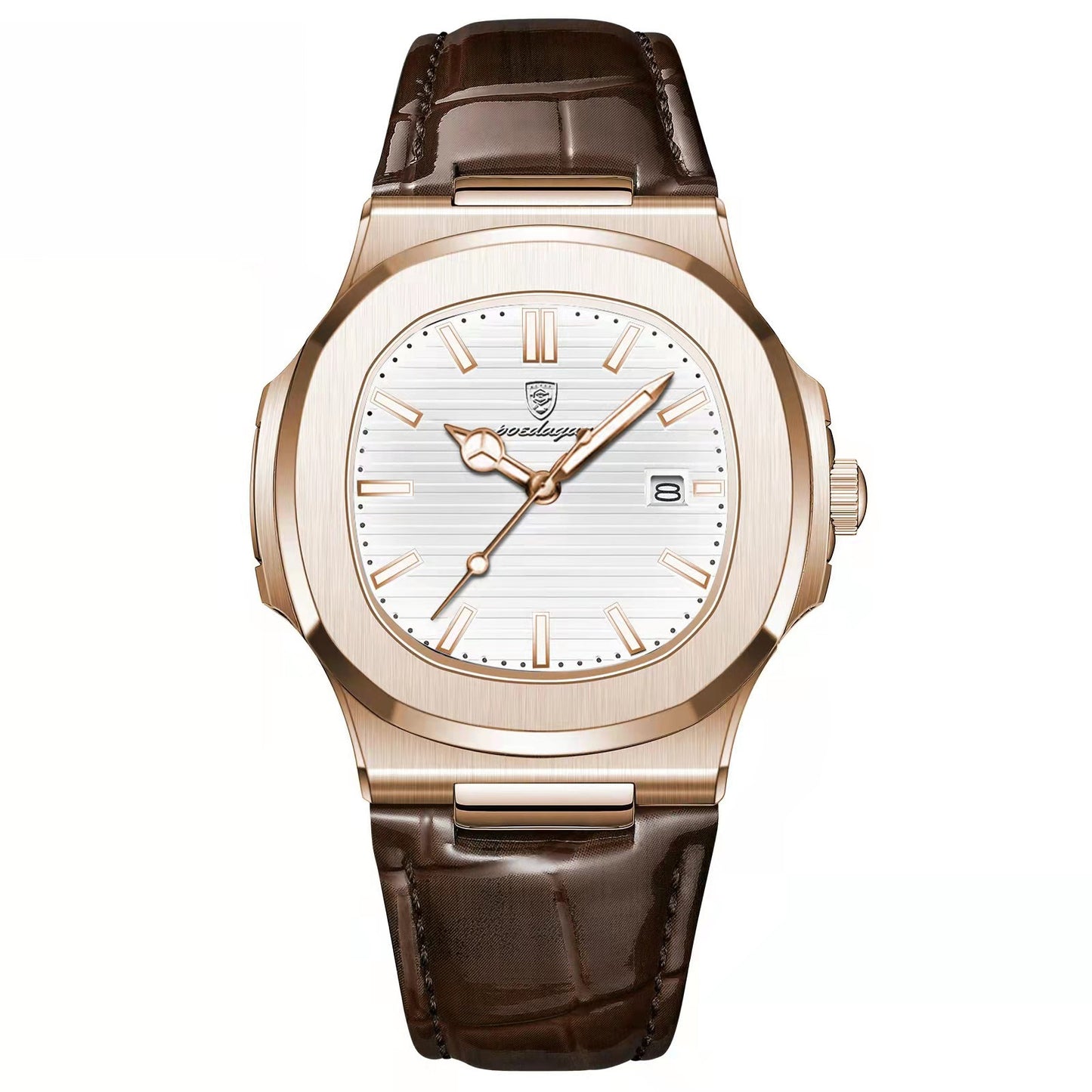Men's Classy Fashion Business Watch - Waterproof Luminous Quartz in Stunning Colors
