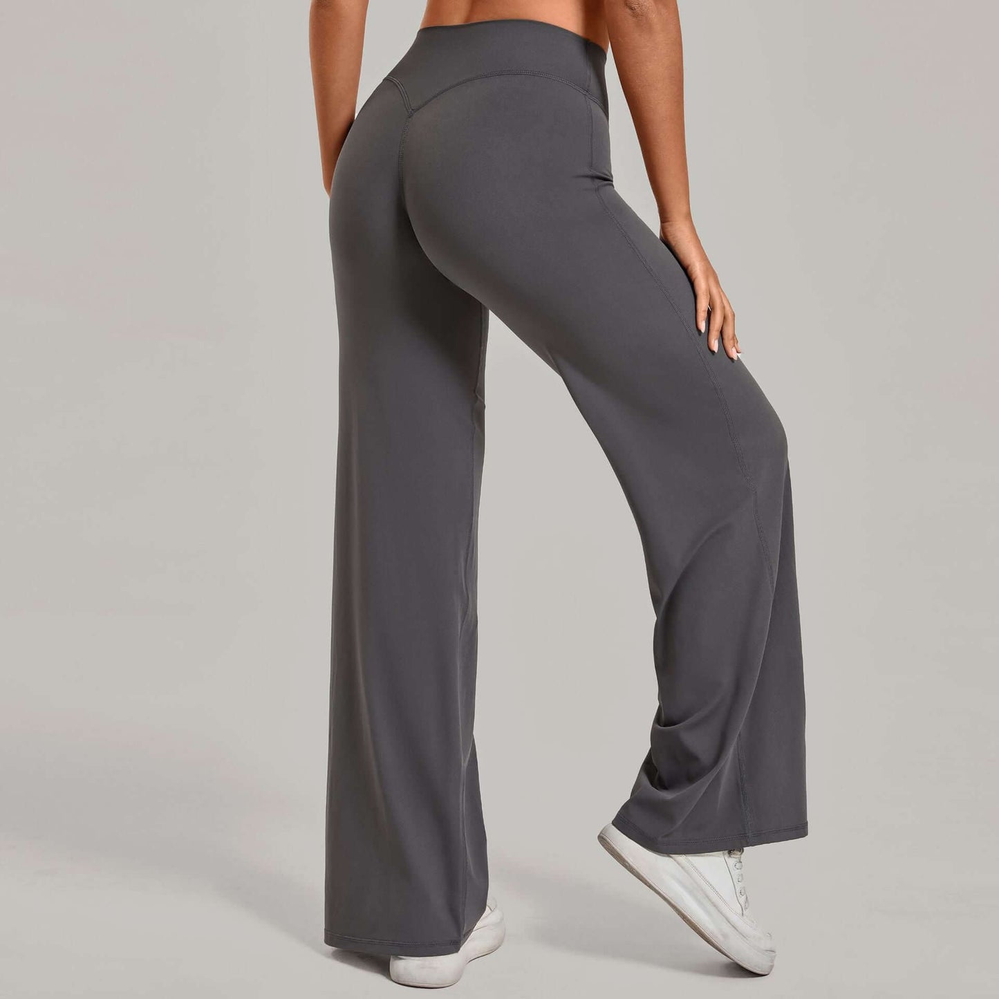 Women's High-Waisted Straight Leg Yoga Pants - Chic Sports Fashion in Massive Color Selection ! 🌈