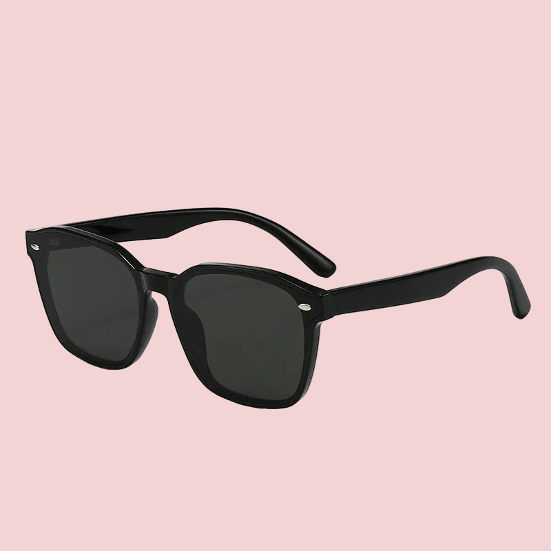 Chic Unisex Square Sunglasses - High Definition Nylon Lens in Classic Black or Brown 😎