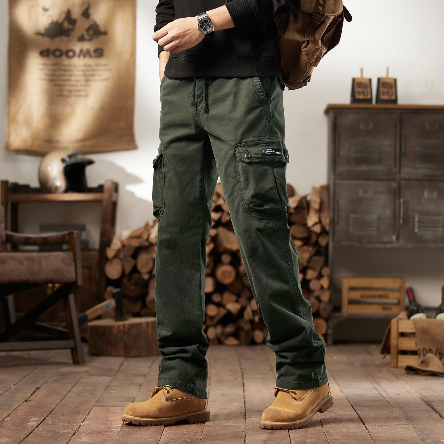 Amazon Favorite 🏆 Cargo Pants for Men - Durable Outdoor Loose Fit Hiking Tactical Trousers 💪