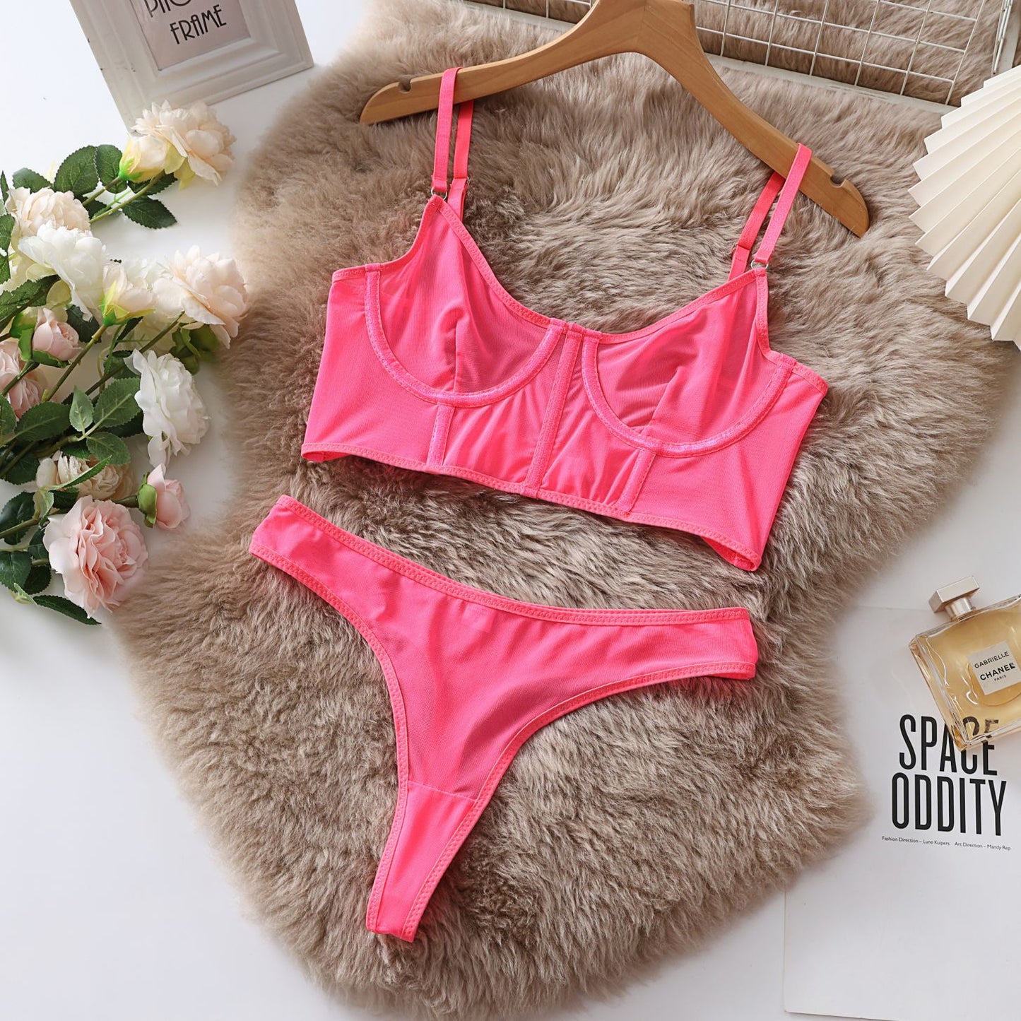 Sultry Seductive 2pc. Lingerie Set - Animal Print & Sexy Color Options 🌈 💝