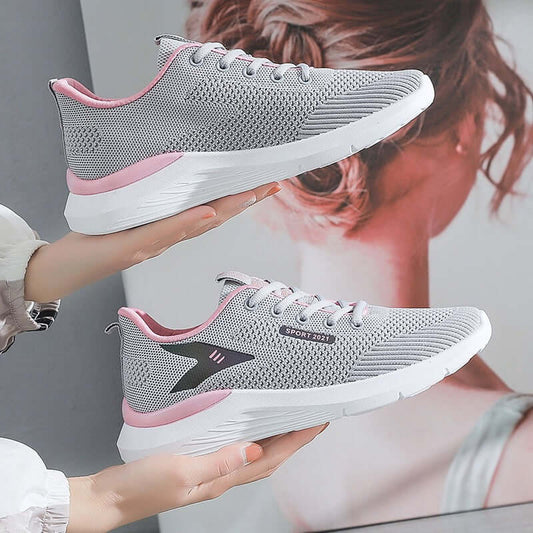 Women's Sneakers - Breathable, Sporty & Lightweight Casual Running Shoes