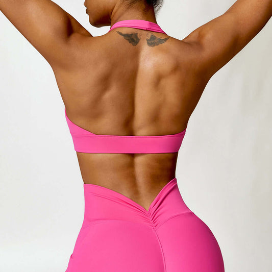 Tight Fit Yoga Bra - Vest - Beautiful Back, Quick Drying