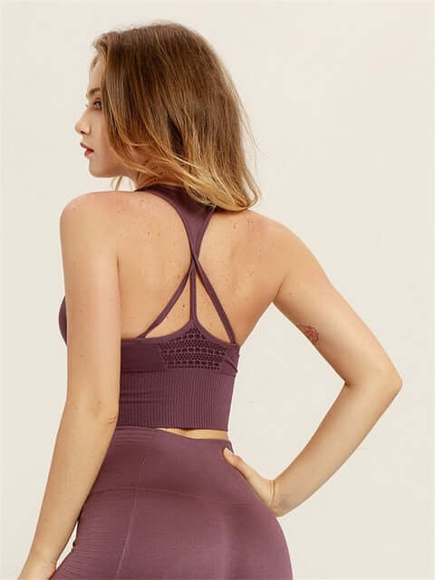 Women's Energy Seamless Sports & Yoga Bra 🧘‍♀️ Breathable Polyester & Spandex Comfort