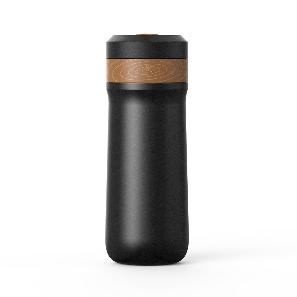 Smart Portable Wireless Coffee Maker - Hot or Cold Stainless Steel Insulation French Press Espresso Capsule