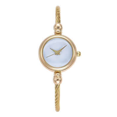 Women's Gold or Silver Wire Rope Bracelet Watch - Chic Style Casual Wear Accessories 😎