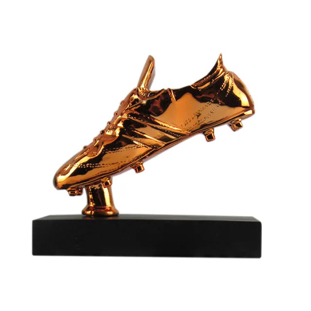 Golden Boot Trophy - GIFTABLE ⚽️🎁 Durable Resin Football World Cup Fan Souvenir and Recognition Award