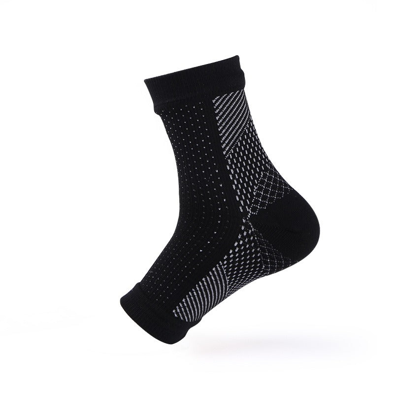 Sporty Unisex Nylon Compression Socks for Ankle Protection, Single Pair 🧦