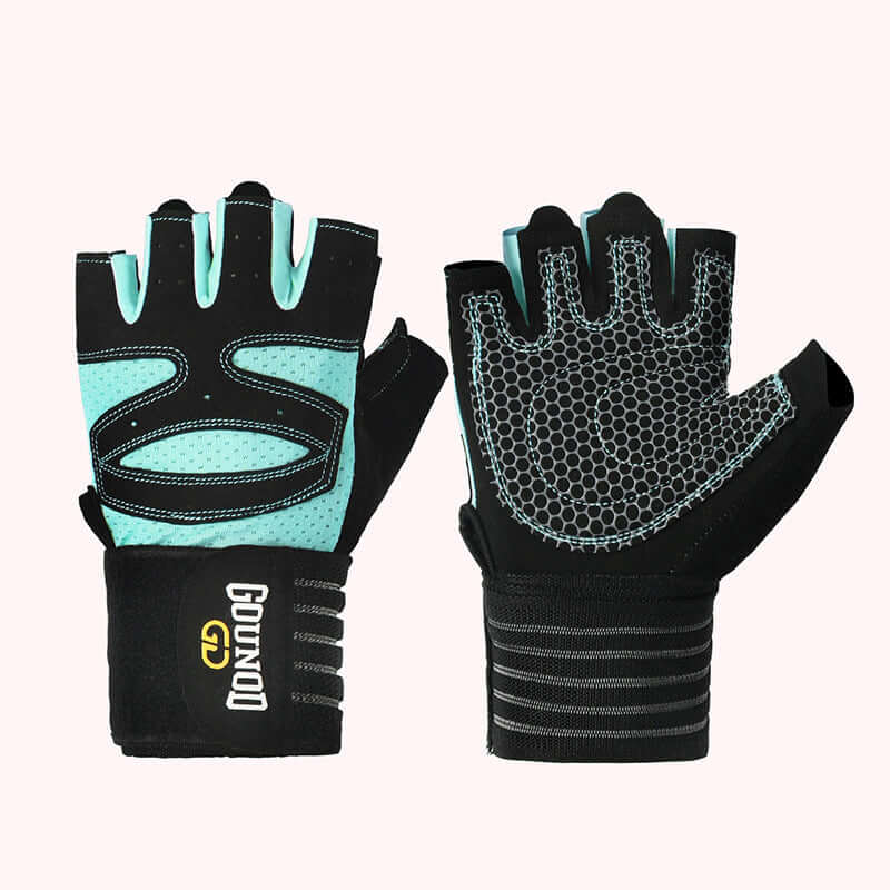 Popular Professional Fitness Gloves - Silicone Anti-Slip Grip, Breathable & Wear-resistant Half Finger Style 🧤