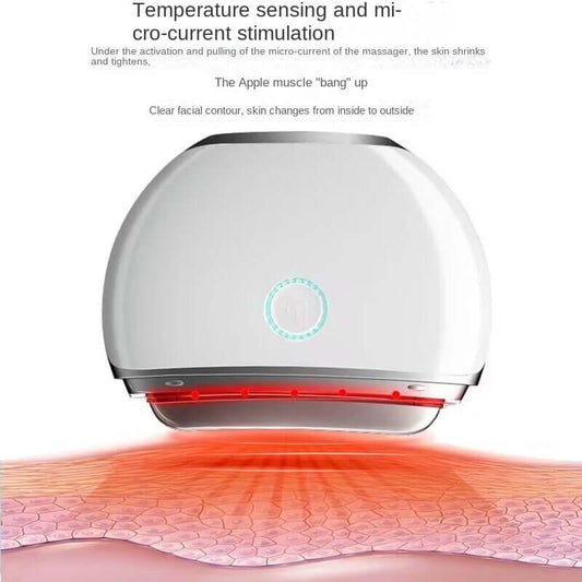 Electric Pampering Facial Massager with Heating ♨️ Vibration & Colored Light Microcurrent for Stiffness ❣️