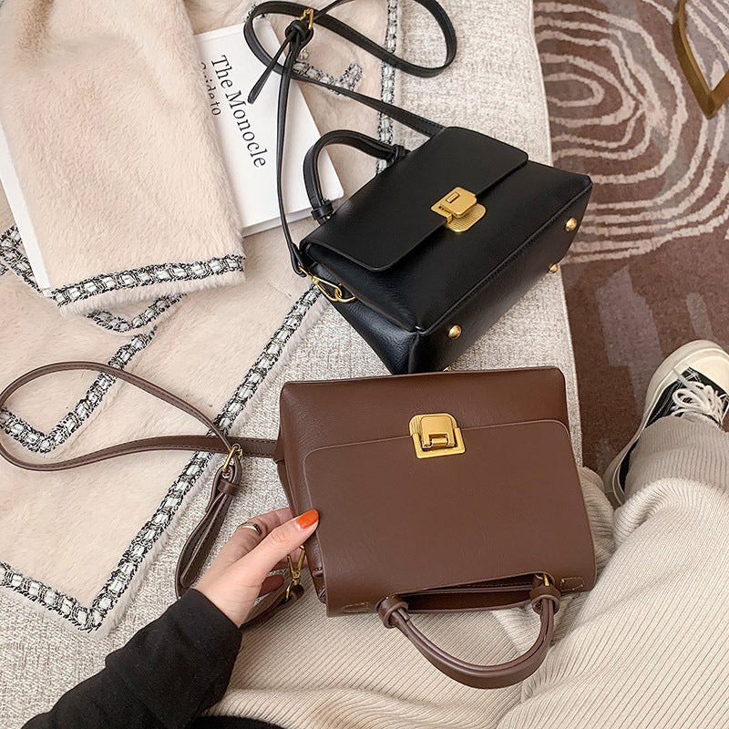 Women's Petite Single-Shoulder Crossbody Handbag 👜 Lovely Small Square Bag in Four Color Options